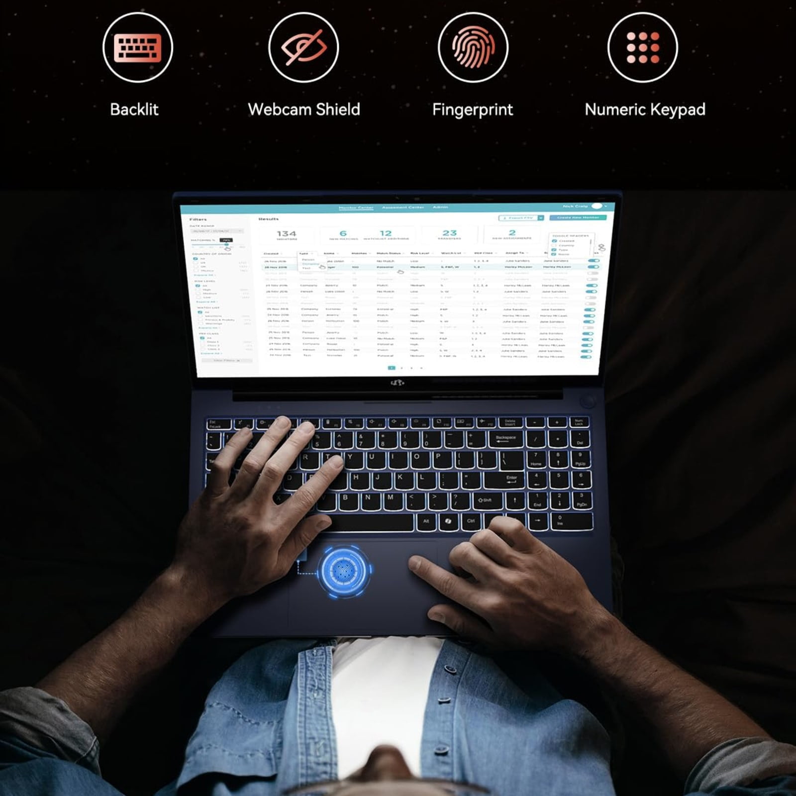 15.6" Light-Gaming-Laptop, 8 Cores AMD Ryzen 7 Pro 6850U 32GB LPDDR5 RAM 1TB SSD (Beat i7-1360P Up to 4.7GHz) AMD Radeon 680M GPU IPS FHD Computer with 100W Type-C Backlit Keyboard Fingerprint