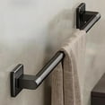 thumbnail image 2 of Non perforated suction cup wall mounted towel rack, bathroom storage rack, bathroom horizontal bar towel rack, 2 of 9