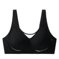 thumbnail image 5 of Tqyyweavej Push Up Bras for Women Ribbed No Underwire Seamless Bras Full Coverage Lightly Lined T-Shirt Bras Size M to 2XL, 5 of 5
