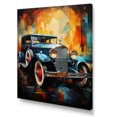thumbnail image 2 of Designart "Abstract Retro Auto Reminiscence I" Car Vintage Wall Decor, 2 of 7