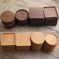 9x11cm Durable Wood Coasters Placemats Round Heat Resistant Drink Mat