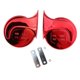 thumbnail image 3 of Bocinas genéricas Zulema para coche bocinas eléctricas de repuesto tonos altos y bajos bocinas para motocicleta Chapado en rojo, 3 of 8