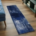 thumbnail image 4 of 2x6 Kitchen Runner Rug, Navy Blue Non-Skid Rubber Backing Large Rectangle Rugs - Living Room Bedroom Home Office, Retro Oil Painting Modern Abstract Art Aesthetics Indoor Floor Carpets Washable Rug, 4 of 9