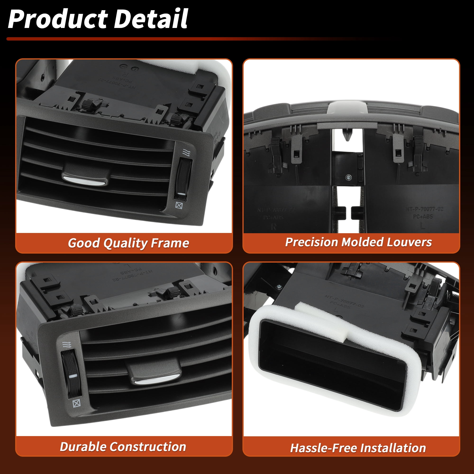 Unique Bargains 5567053010 Dashboard Air Vent Outlet Panel for Lexus IS350 06-09