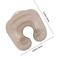 thumbnail image 4 of USHOBE Repose-Nuque de Salon pour Salon de Coiffure PVC Gris Foncé 1Pcs, 4 of 8