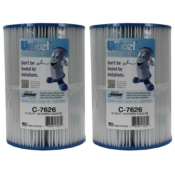 Unicel C-7626 Pool Replacement Cartridge Filtert Hayward CX250RE (2 Pack)