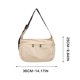 thumbnail image 3 of Bolso tote de nailon impermeable de gran capacidad, tipo dumpling, bandolera, ideal para el día a día, deportes y actividades al aire libre | Ligero y resistente a desgarros, 3 of 9