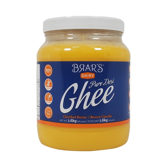 Brar's Desi Ghee, 1.6 Kg Pack of 6