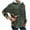 Green, variant on Women's Nursing Hoodie Long Sleeves Sweatshirt Breastfeeding Layered Top Casual Clothes Maternity Breast Pumping Tops