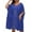Blue, variant on Women's Swimwears Cover-Ups Mid Length Sleeve Pullover Plus Size Viscose Dress For Prayer Women Leisure Swimwear
