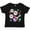 AB-Black, variant on Day of the Dead Owl Sugar Skulls and Guitar Boys or Girls Toddler T-Shirt