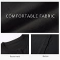 thumbnail image 3 of JWD Women Open Front Cardigan Buttons Long Sleeve Lightweight Knit Sweater Black 2XL, 3 of 6