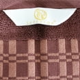 thumbnail image 4 of Superior Larissa Cotton Embroidered Bath Towel Set of 4, Chocolate, 4 of 7