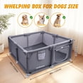 thumbnail image 2 of Whelping Box Ondware para perros y cachorros 122 x 122 x 46 cm, 2 of 7