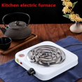 thumbnail image 3 of Portable Electric Iron Burner Single Stove Mini Hotplate Adjustable Temperature Furnace Home Kitchen Cook Coffee Heater -us, 3 of 5