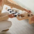 thumbnail image 3 of Cat Window Hammock, Wooden Frame Hanging Cat Lounge Bed, 3 of 5