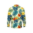 thumbnail image 7 of zfhfof Hawaiian Shirt for Men Long Sleeve Button Down Shirts Tropical Floral Print Casual Beach Vacation Summer Party Shirt with Chest Pocket, 7 of 7
