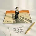 thumbnail image 3 of The Scream by Edvard Munch 3D Pop Up Greeting Card For Everyday, Birthday, Thank You, Thinking of You, Mother's Day, Valentine, All Occasion, 5" x 7" Includes Envelope and Note, 3 of 9