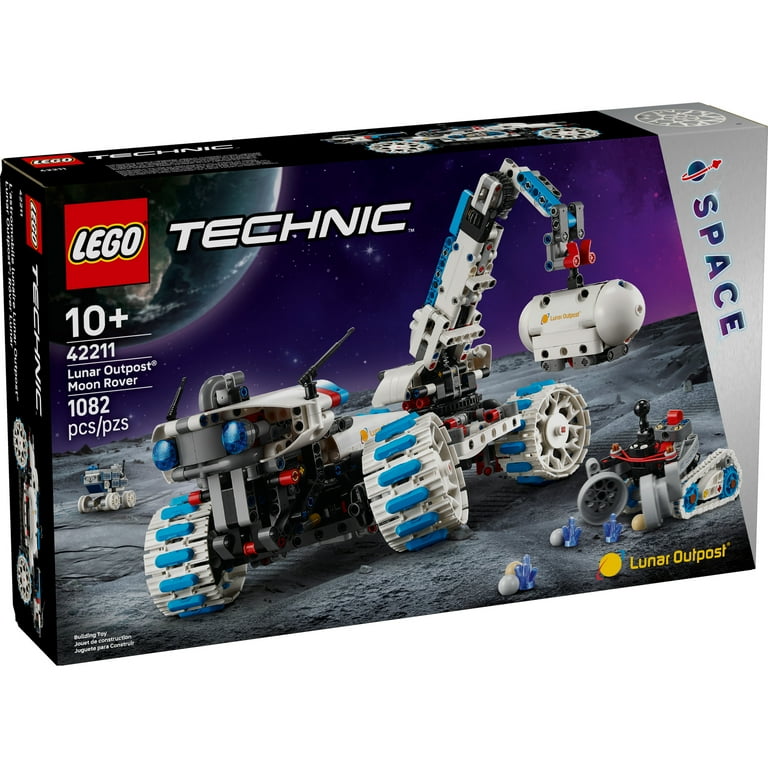 【Moon】 LEGO Technic Lunar Outpost Moon Rover Space Vehicle Building Toy