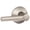 Satin Nickel, variant on Schlage F10BRW622 Broadway Passage Door Lever Set - Black