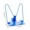 thumbnail image 3 of Adjustable Plastic Book Stand for Cookbooks, Tablets, and Schoolbooks with Multi-Angle Support, Foldable, Lightweight, Non-Slip Base, in Blue, Red, Green, 3 of 6