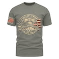 thumbnail image 4 of LNZGNM Mens Graphic T-Shirts 250 Anniversary USA Crewneck T-Shirts Fashion Flag Print Short Sleeve Patriotic Shirts Workout Tees Tops,Gray L, 4 of 4