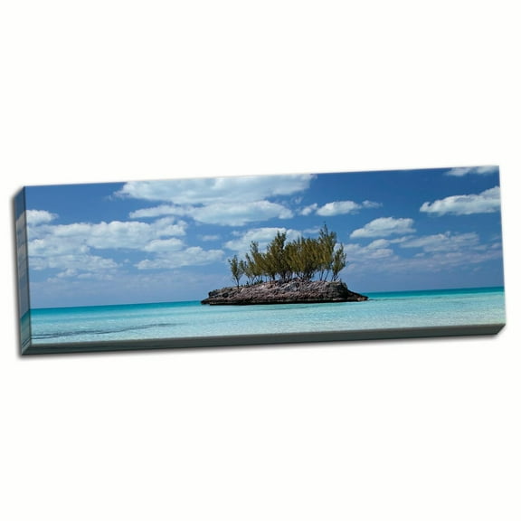 Gango Home Decor Gaulding Cay Conch Panel by Larry Malvin (Ready to Hang); One 36x12in Hand-Stretched Canvas