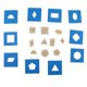 thumbnail image 2 of Geométrica de en apariencia de Rompecabezas para en Edad , Juguete Educativo para Azul Baoblaze Rompecabezas de figuras geométricas con clavijas, 2 of 7