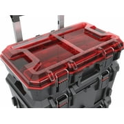 Hyper Tough Hyper Stack 3-Piece Modular Rolling Toolbox System, Black