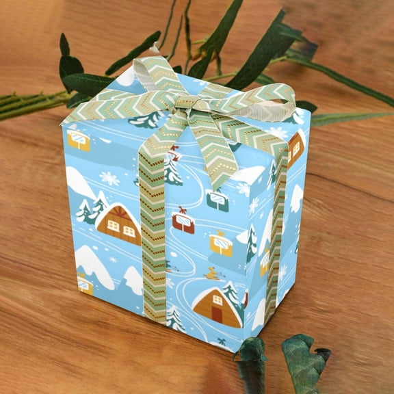Wrapping Paper Gift Wrap – Slopes – 1 Roll