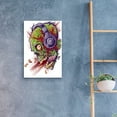 thumbnail image 4 of Epic Art 'Zombie With Headphones' by Flyland Designs, Acrylic Glass Wall Art, 16"x24", 4 of 8