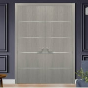 French Double Interior Doors 64 x 80 with Hardware