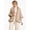 beige, variant on Women's Double Layer Cape Shawl, Plus Size Open Front Poncho Cardigan Wrap Coat