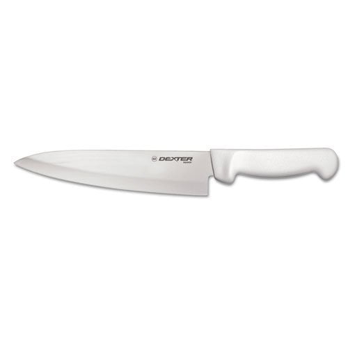 Dexter Basics Chef Knife, White Handle, 8" one knife.