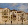 thumbnail image 3 of Richard Parkes Bonington 14x12 Black Modern Framed Museum Art Print Titled - The Palazzi Manolesso-Ferro, Contarini-Fasan and Venier-Contarini on the Grand Canal, Venice, 3 of 5