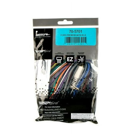 Metra - Turbo Wire Aftermarket Radio Wire Harness for Select 1998-2005 Ford Vehicles - Multicolor