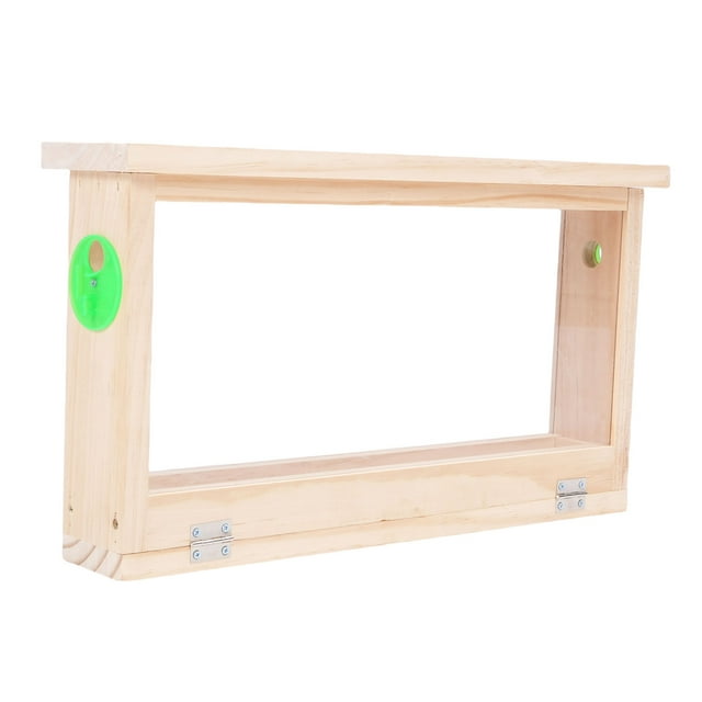 Beekeeping Box, Transparent Two Sides Bee Breeding Box Compact Vents for Beekeeping Supplies