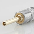 thumbnail image 2 of Conector de enchufe tipo banana de 4mm chapado en oro de 24 , cables de , adaptador de fijación de tornillo, conectores de Sunnimix Enchufe de plátano, 2 of 7