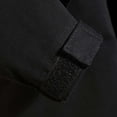thumbnail image 6 of QHFBli Windproof Mens Trench Coat Mens Fashion Anorak Business Leisure Large Hooded Solid Color Versatile Casual Black XL, 6 of 8