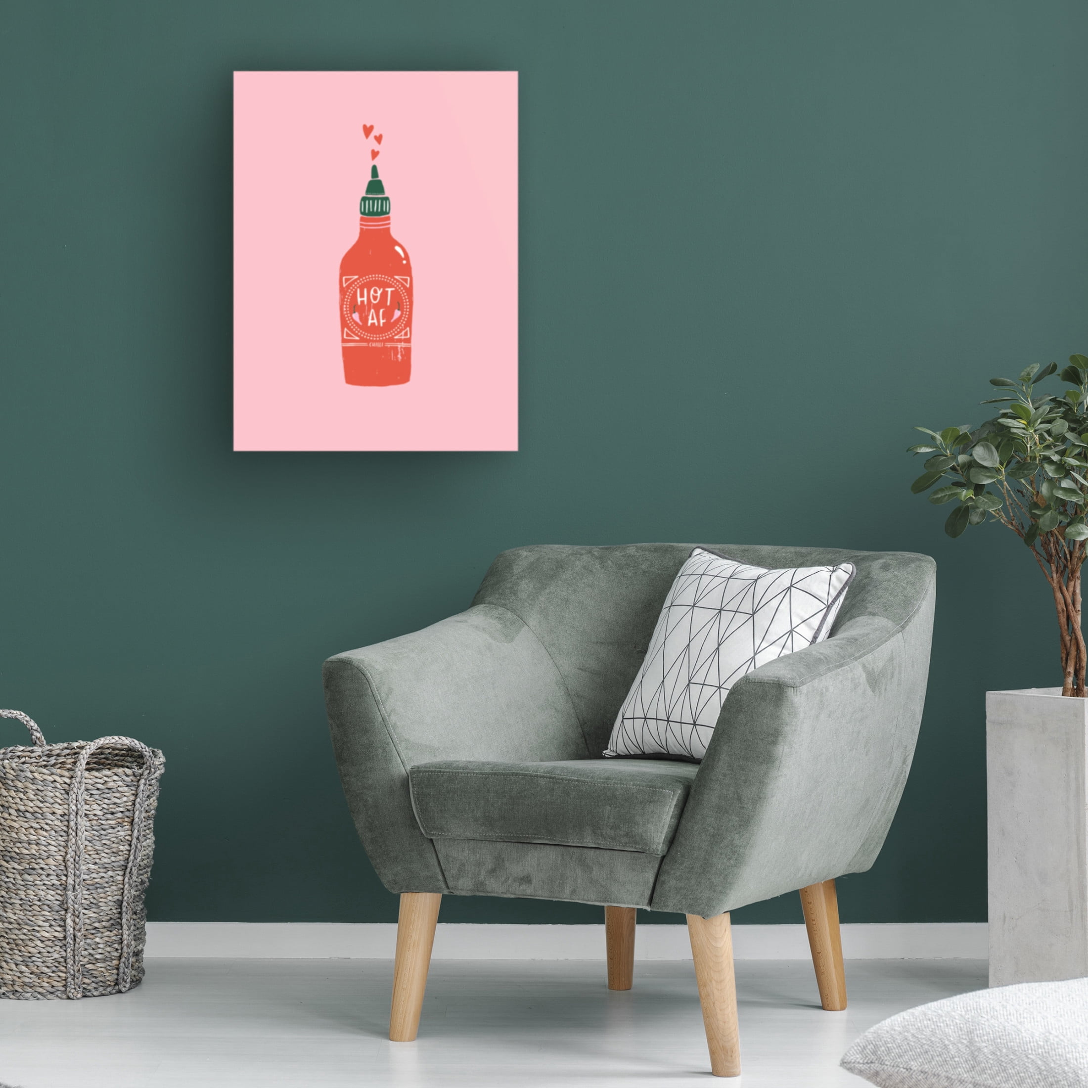 Trademark Fine Art Aislinn Simmonds Hot Af Canvas Wall Art