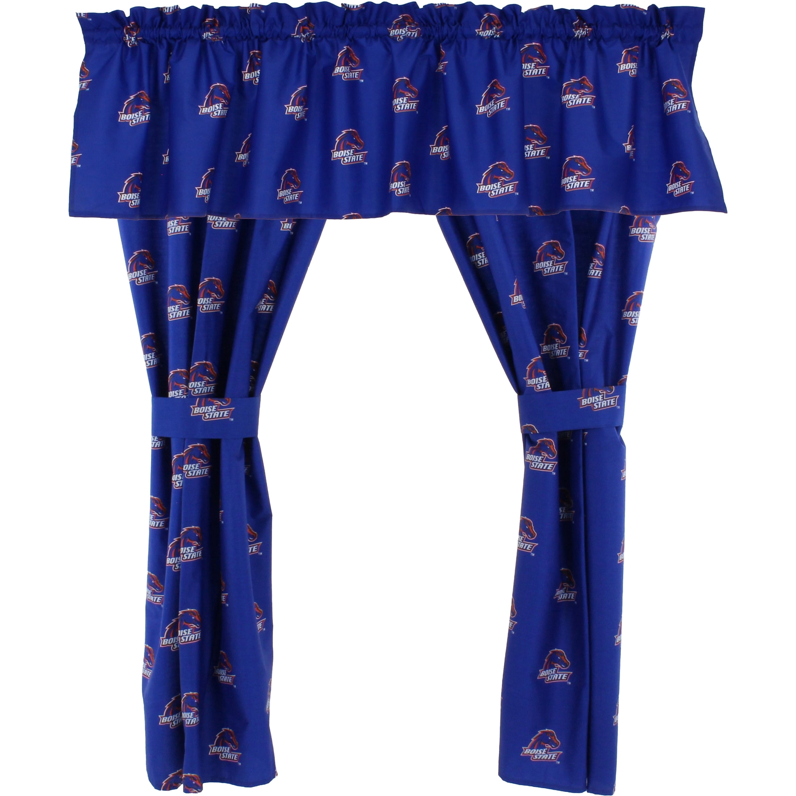 Boise State Broncos 100% Cotton, 84" x 15" Curtain Valance, 1 Panel