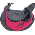 thumbnail image 3 of Bolsa de transporte para perros Bolsa de hombro ajustable para cachorros y gatos Bolsa de viaje para animales pequeños Bolso para perros con bolsa de malla transpirable Bolsa portátil para perros para mercado al aire libre (rojo) JM, 3 of 5