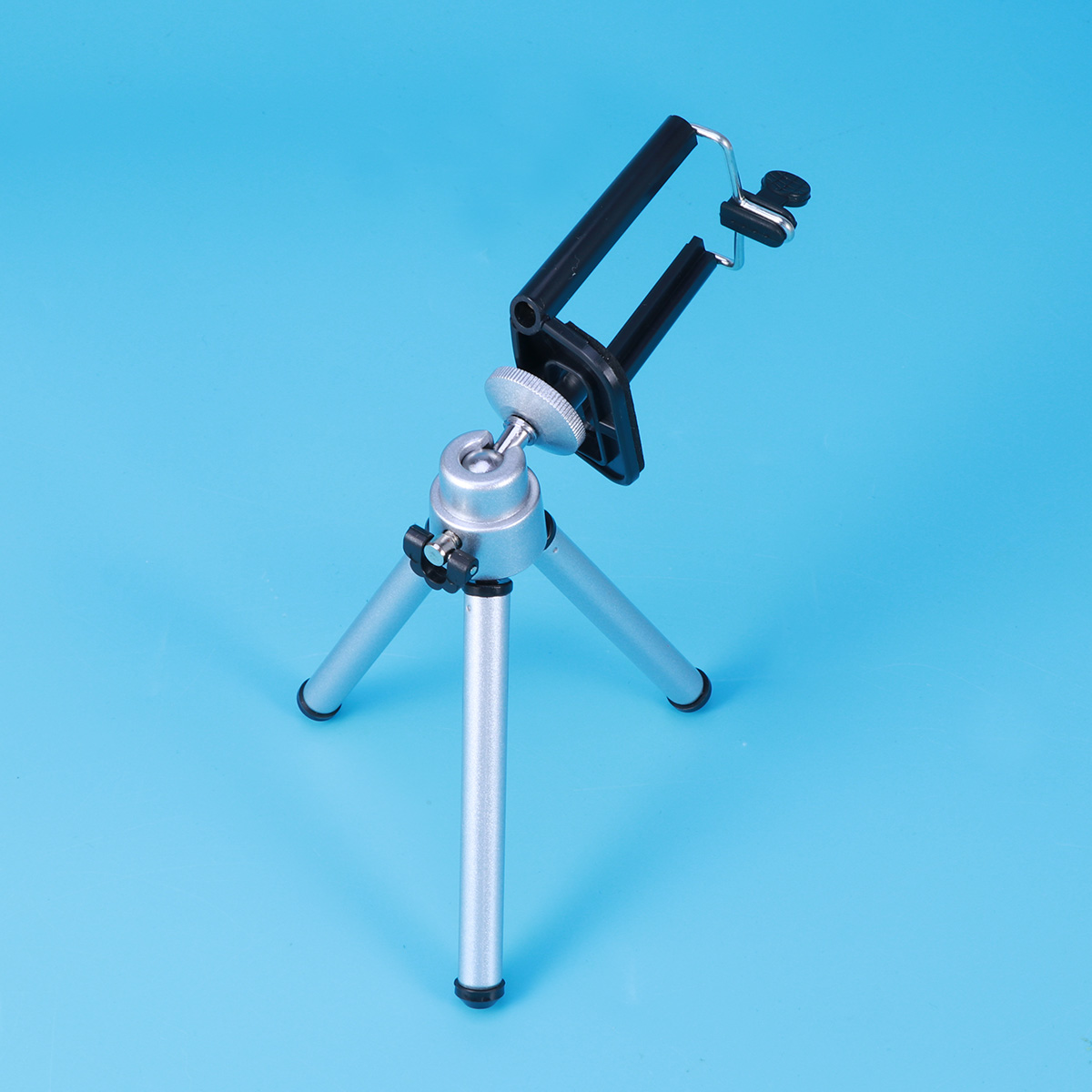 QIFULL Portable Camera Tripod Stand Holder for Travel and Timer Shoots with Adjustable Leg Sections