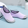 thumbnail image 4 of GrmtClth Boys And Girls Lightweight Water Sock Shoes Fast Drying Fabric For Summer Water Activities Purple 11-12 Years, 4 of 6