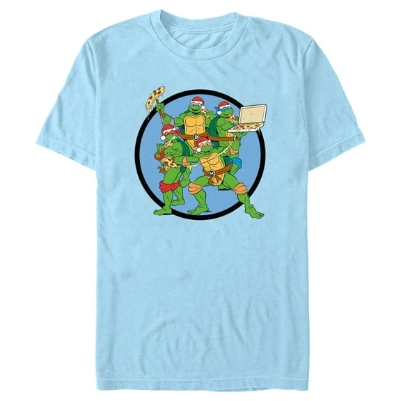 Men's Teenage Mutant Ninja Turtles Merry Crustmas Graphic T-Shirt