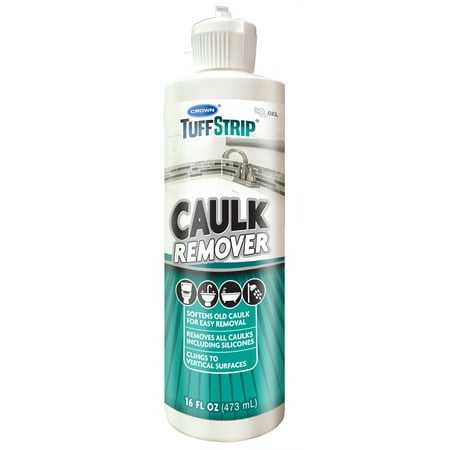 Crown Tuff Strip Ultimate Caulk Remover - Removes Caulk in 2 Hours, 16 (Best Way To Remove Silicone Caulk)