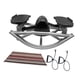 thumbnail image 4 of Mini stepper,Stepper de fitness con bandas de resistencia,Step mecedora con alfombrilla para el suelo,para mujeres y hombres.,Escalera mecánica para el hogar,apartamento o residencia, 4 of 8