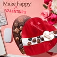 thumbnail image 4 of RUSSELL STOVER Valentine's Day Red Foil Heart Assorted Milk & Dark Chocolate Gift Box, 15.05 oz. (26 pieces), 4 of 8