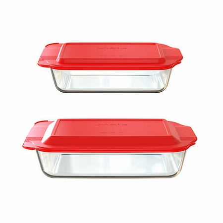 pyrex deep baking dish set 2 piece