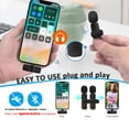 thumbnail image 5 of Lavalier Microphone Wireless Audio Video Record for iPhone Type-C Phone Charge, 5 of 6